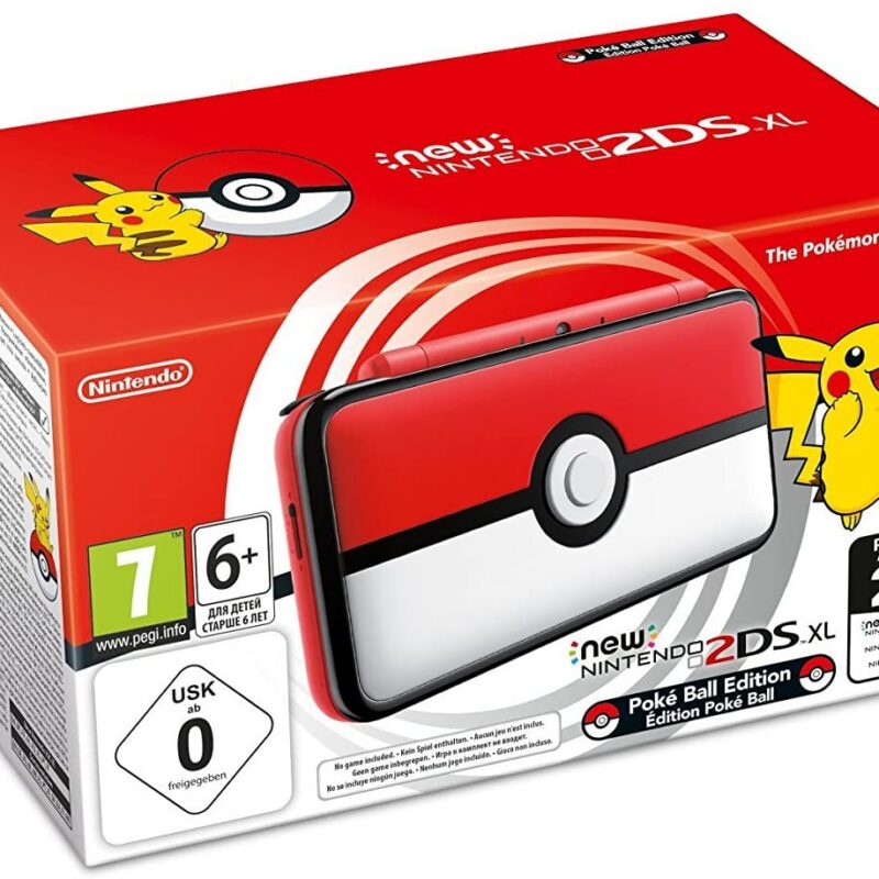ELECTRÓNICA New Nintendo 2DS XL Edición PokéBall rojo blanco