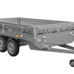 2-achsiger Anhänger 304×153 UNITRAILER SOLID 300/2, zulässiges Gesamtgewicht 750 kg
