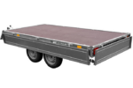 2-achsiger Anhänger 304×153 UNITRAILER SOLID 300/2, zulässiges Gesamtgewicht 750 kg – Bild 2